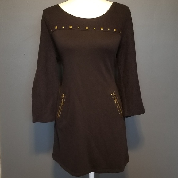 Valerie Stevens Dresses & Skirts - VALERIE STEVENS Black long sleeve work dress